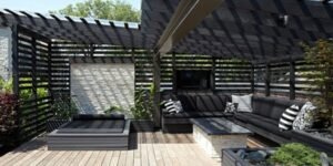 modern outdoor living space 2023 trends