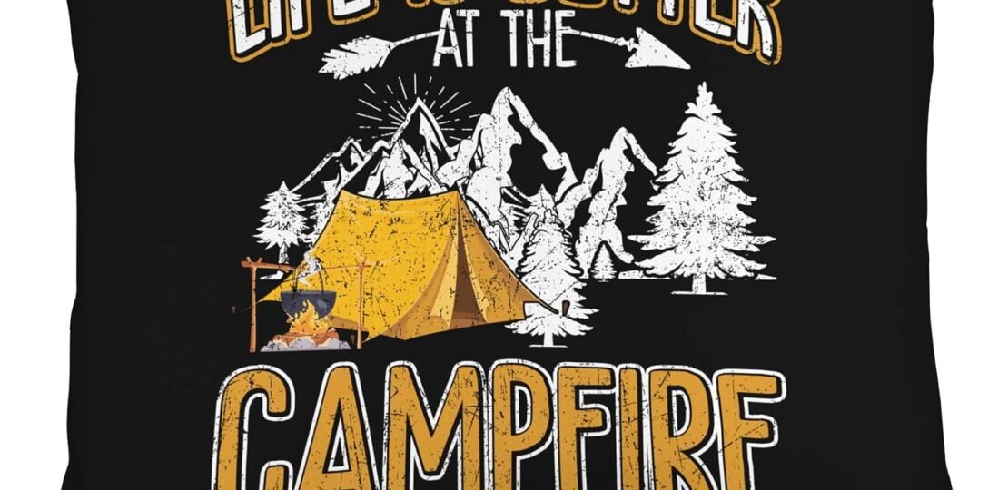 elevate-your-comfort-life-is-better-glamping-campfire-throw-pillow-review